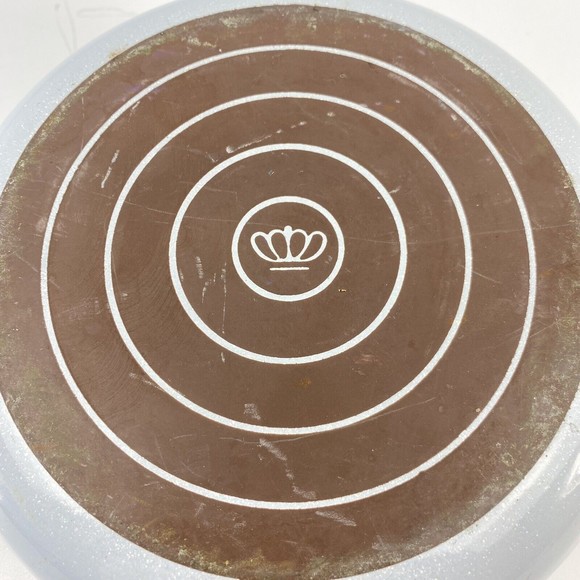 Saucepan 1.5 Quart With Lid Crowning Fashion Spring Bouquet Pattern Vintage Flaw - Picture 12 of 14